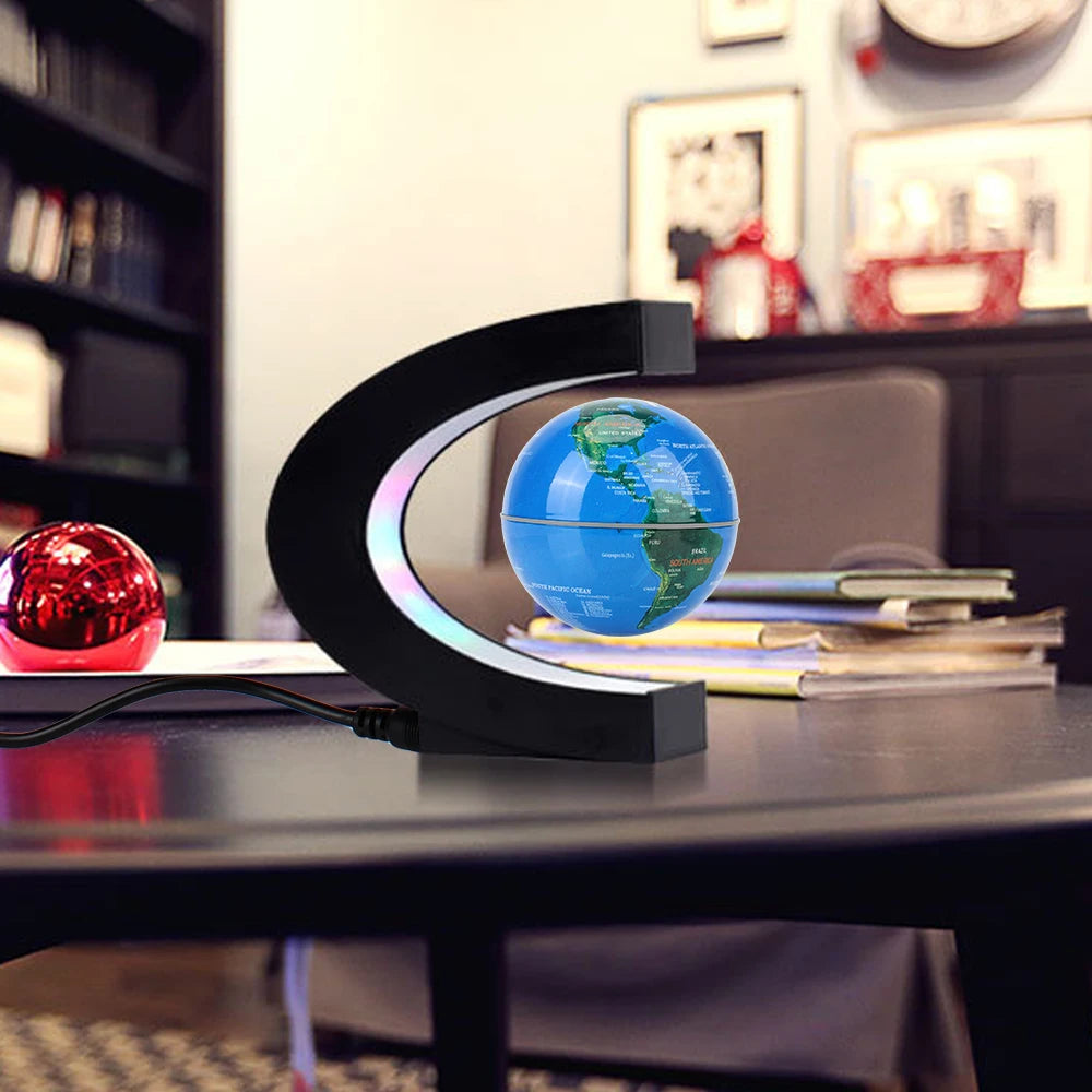 LED Floating Levitation World Sphere