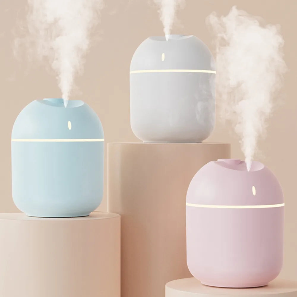 270ML USB Cool Mist Humidifier with LED Night Light