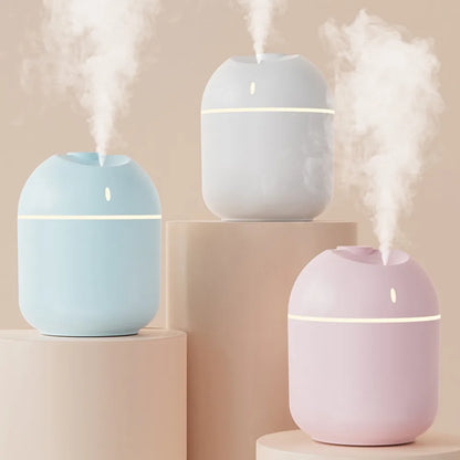 270ML USB Cool Mist Humidifier with LED Night Light
