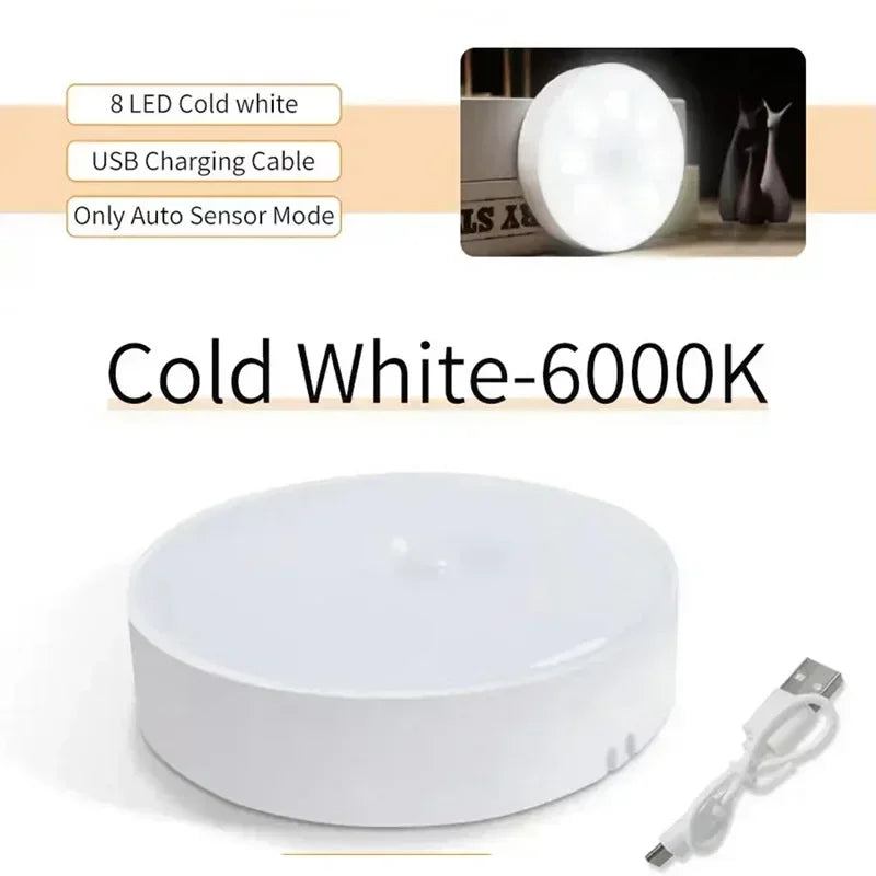 USB Rechargeable Motion Sensor Puck Lights