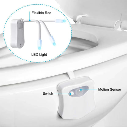 GlowSense™ Motion-Activated Toilet Night Light