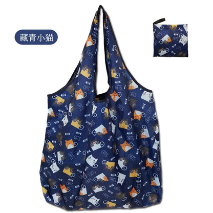 Foldable Reusable Shopping Tote Bag