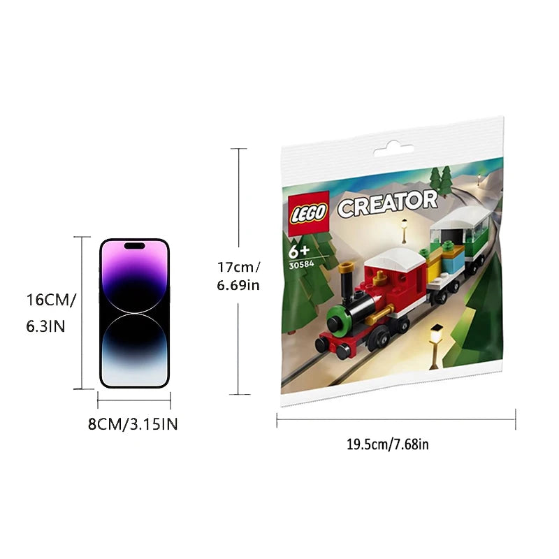 Lego Winter Holiday Train Building Set