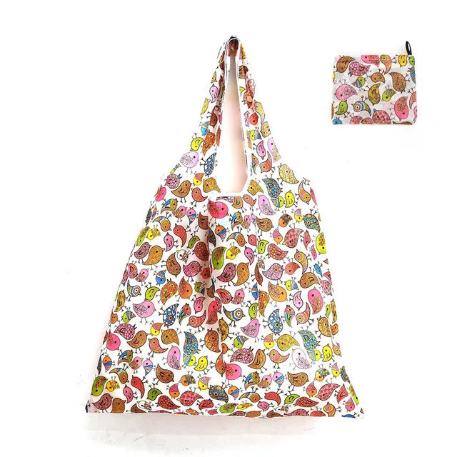Foldable Reusable Shopping Tote Bag