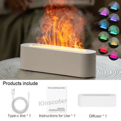 Flame-Style Ultrasonic Aroma Diffuser