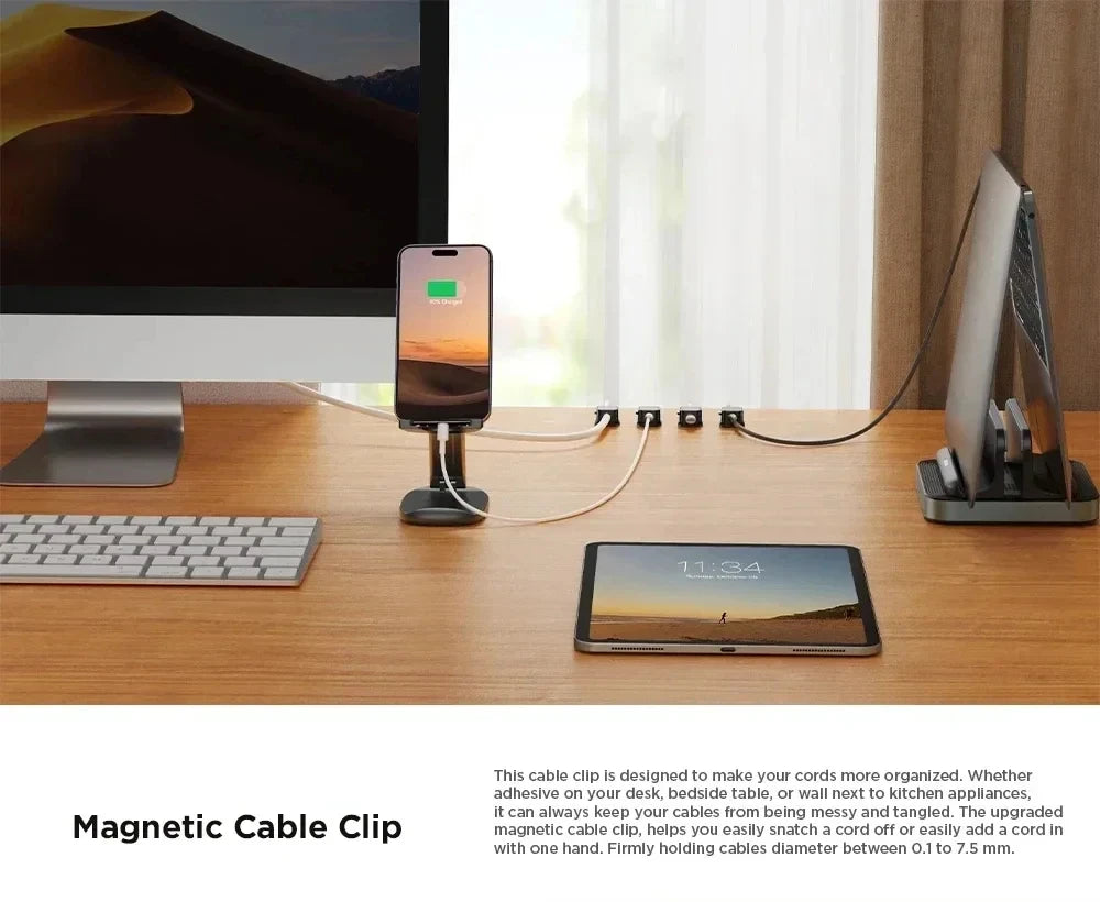 Magnetic Cable Organizer Clip