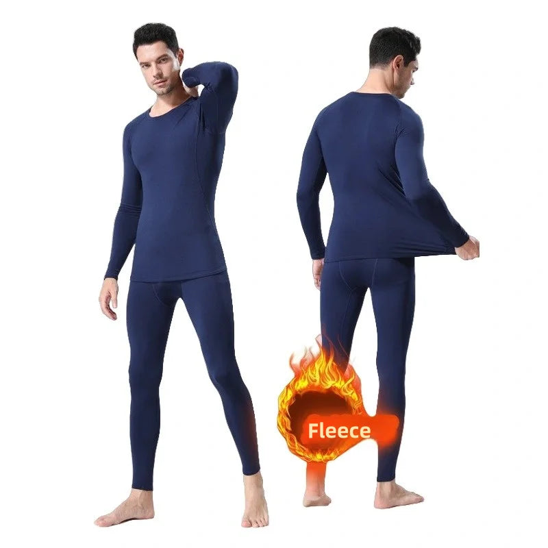 Men’s Fleece Thermal Leggings – Warm Winter Fit