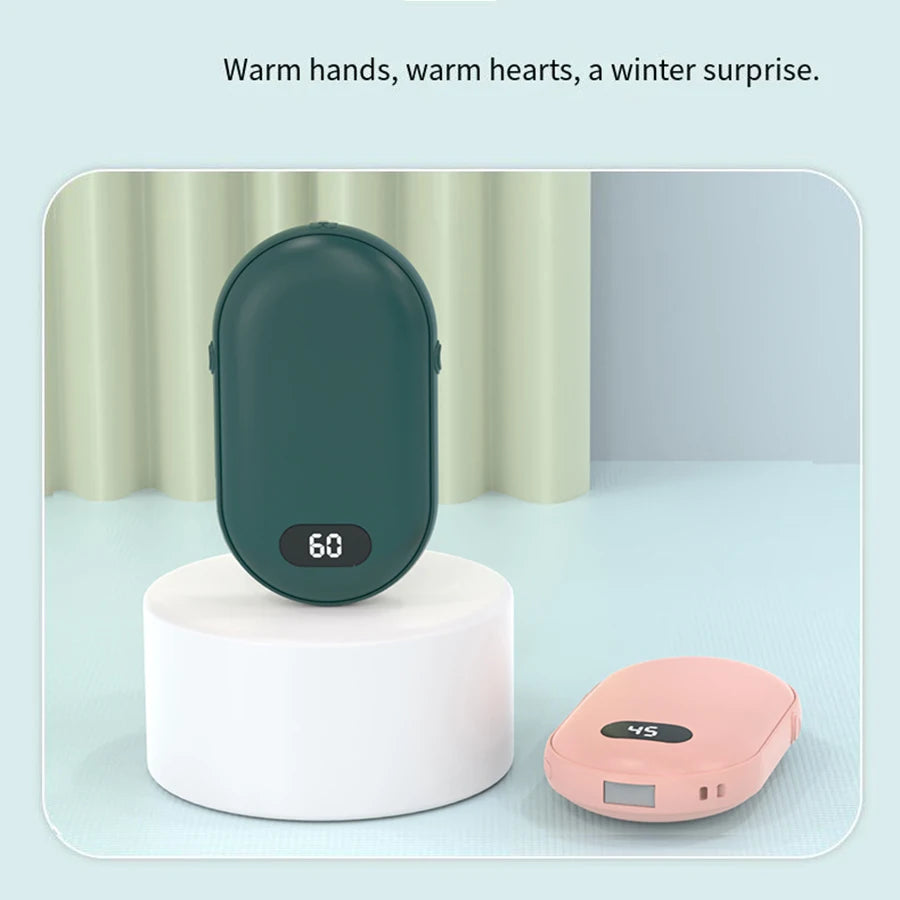 Rechargeable Double-Sided Pocket Hand Warmer