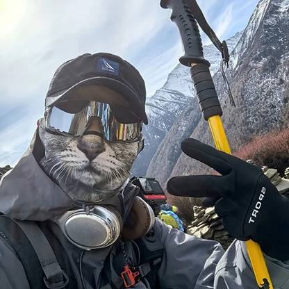 Cat Print Face & Neck Protector