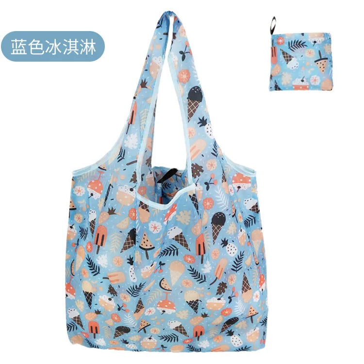 Foldable Reusable Shopping Tote Bag