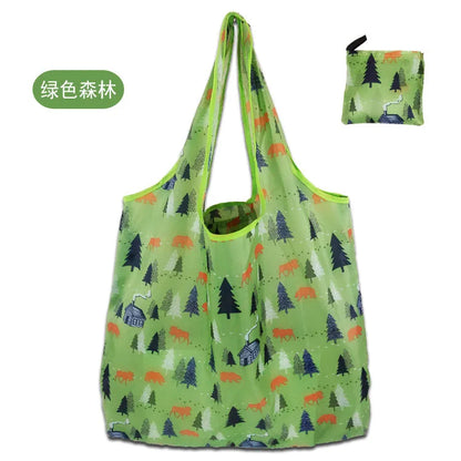 Foldable Reusable Shopping Tote Bag