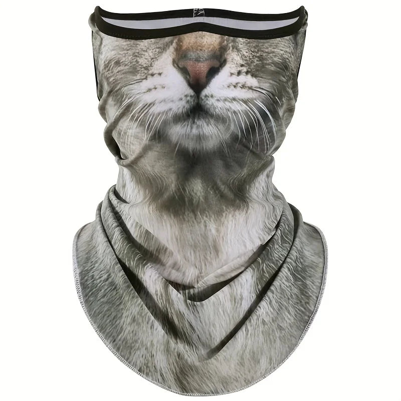 Cat Print Face & Neck Protector