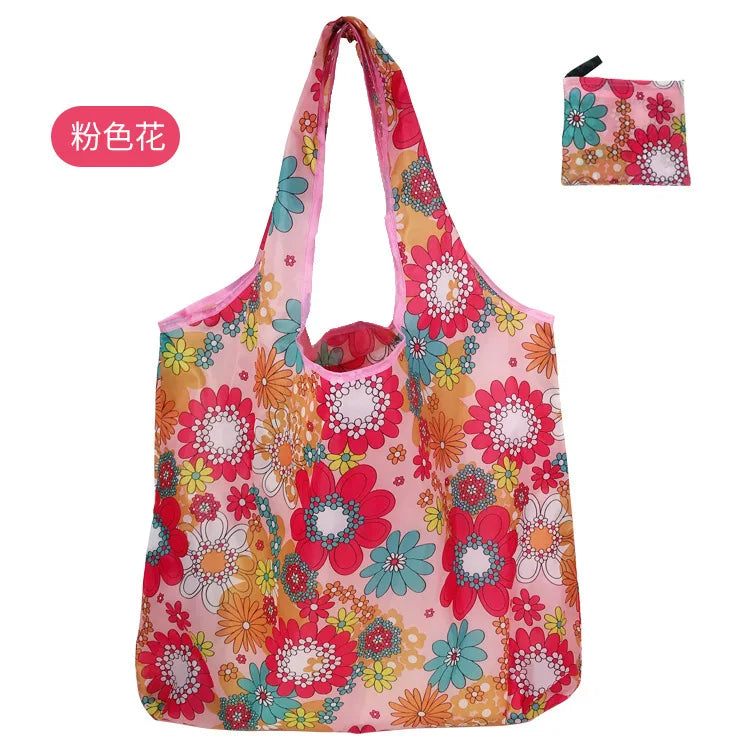 Foldable Reusable Shopping Tote Bag