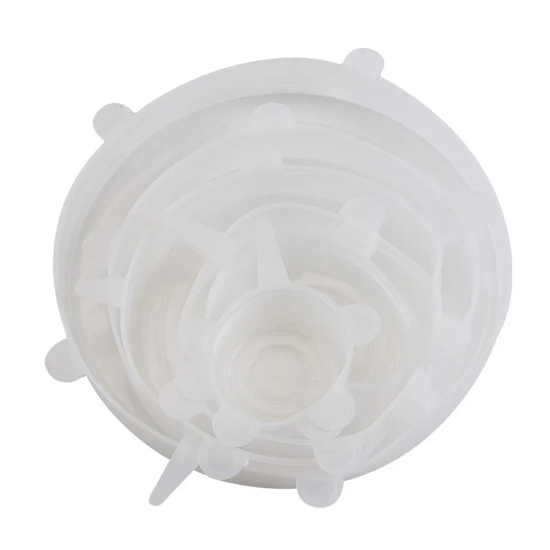 Reusable Silicone Stretch Lid Set 6pcs