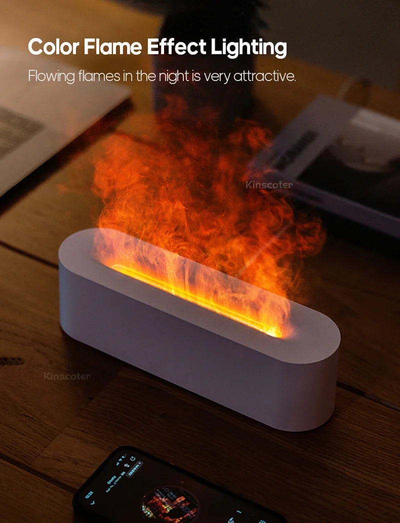 Flame-Style Ultrasonic Aroma Diffuser