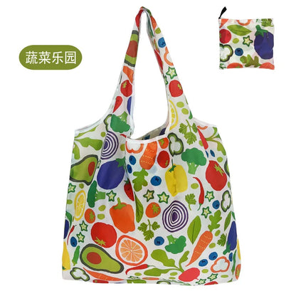Foldable Reusable Shopping Tote Bag
