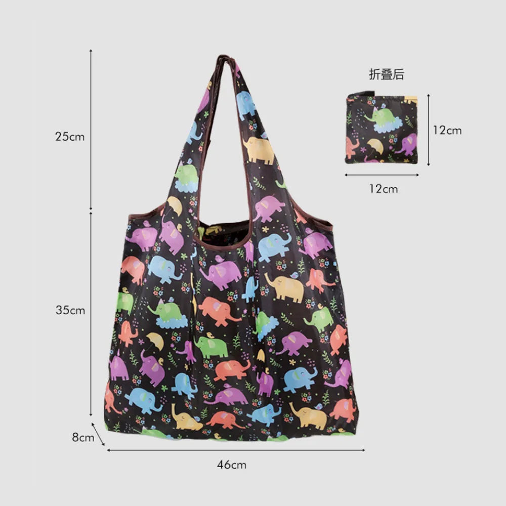 Foldable Reusable Shopping Tote Bag