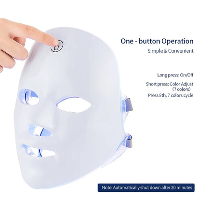 7-Color LED Photon Facial Mask