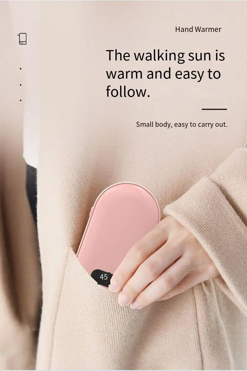 Rechargeable Double-Sided Pocket Hand Warmer