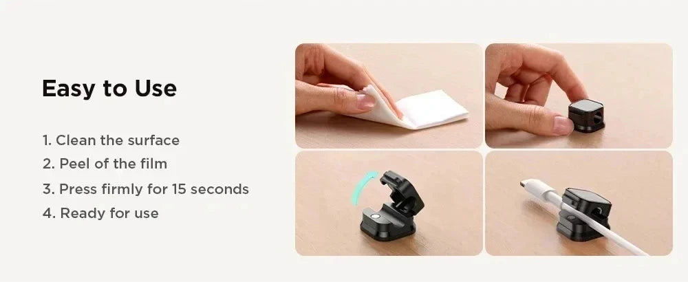 Magnetic Cable Organizer Clip