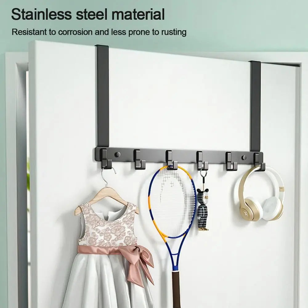 Over the Door 6-Hook Rack