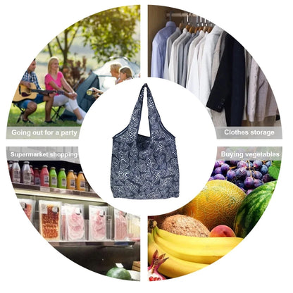 Foldable Reusable Shopping Tote Bag