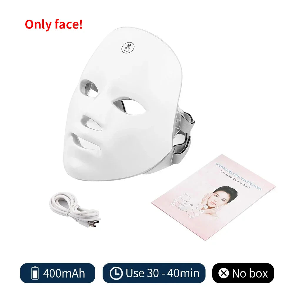 7-Color LED Photon Facial Mask