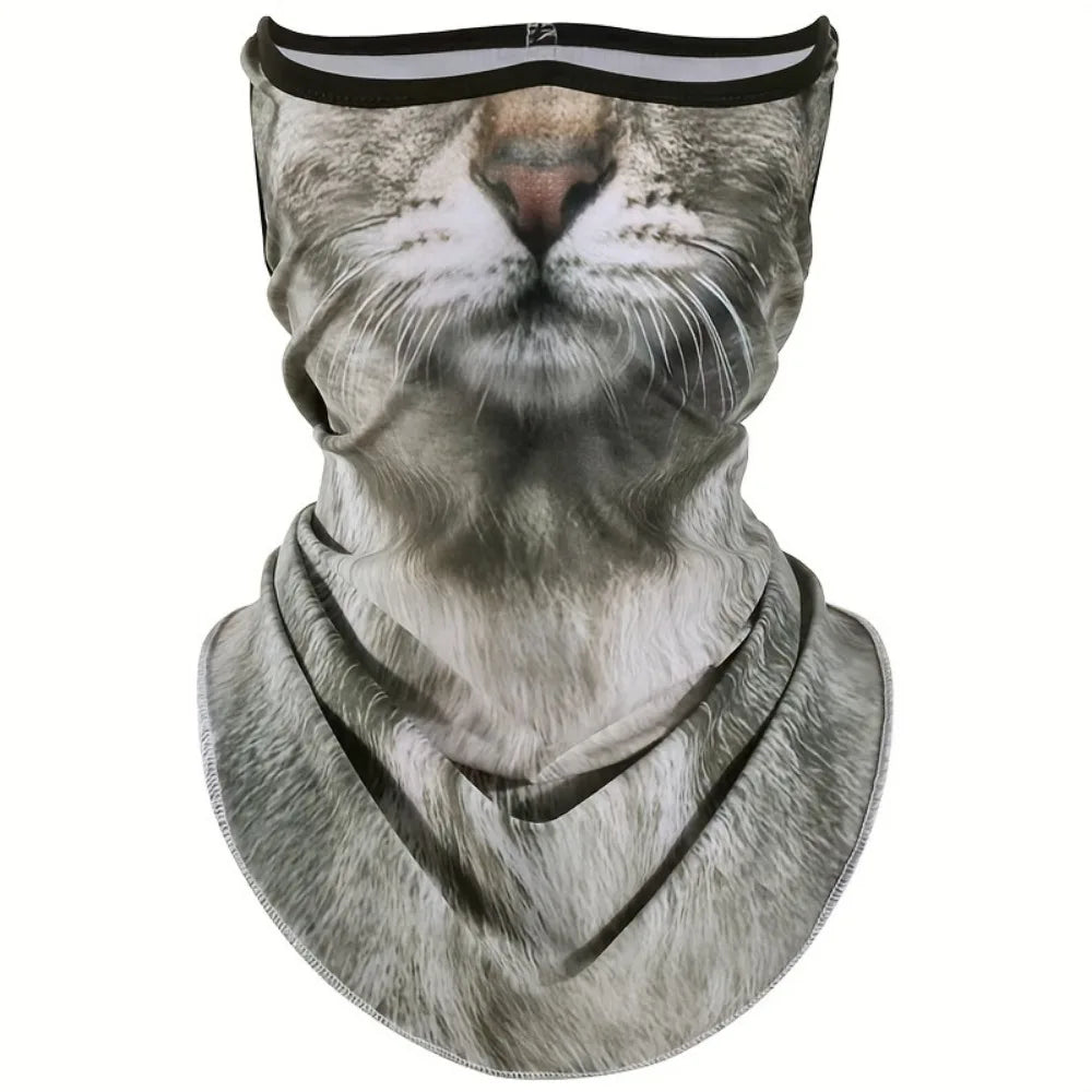 Cat Print Face & Neck Protector
