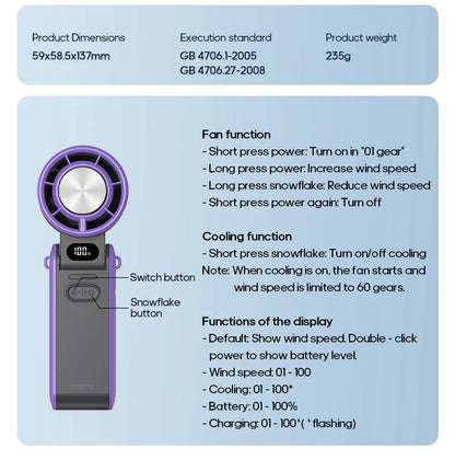 AeroBreeze™ Turbo Pocket Fan