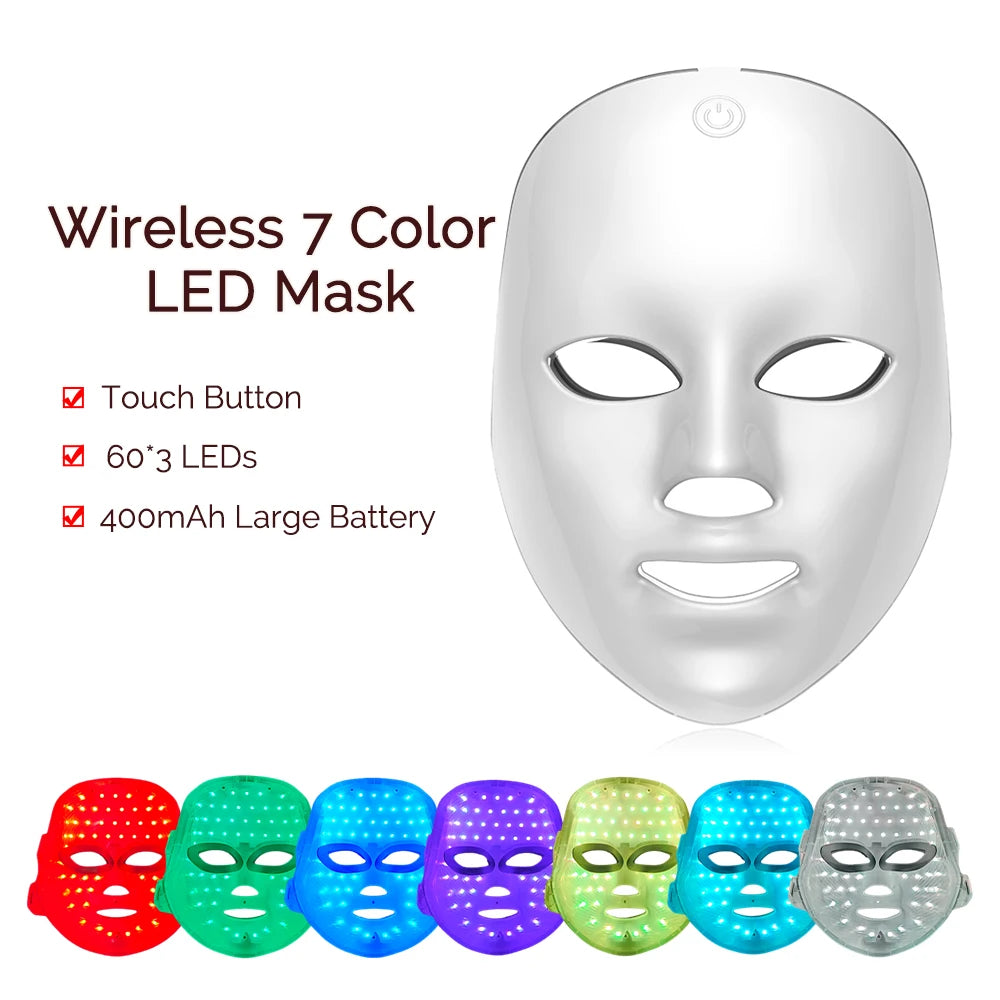 7-Color LED Photon Facial Mask