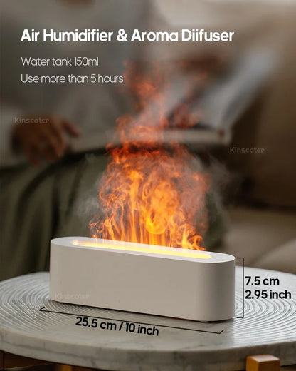 Flame-Style Ultrasonic Aroma Diffuser