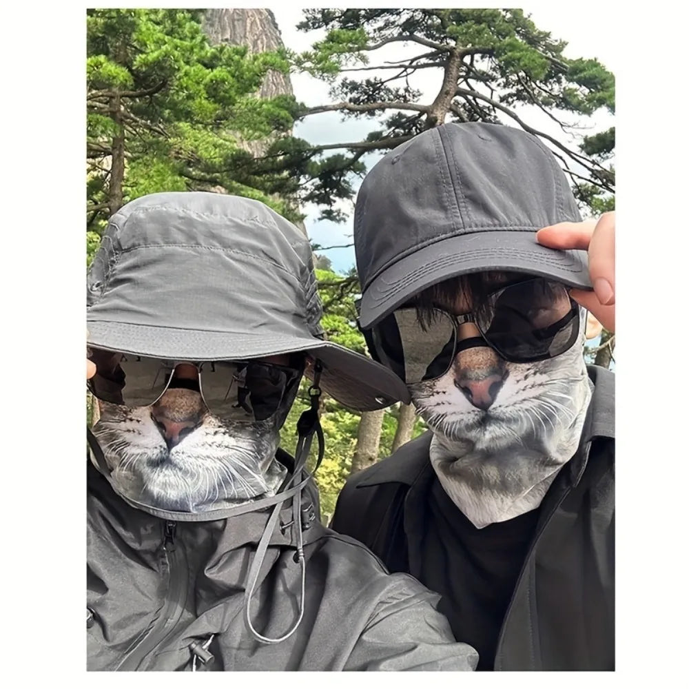 Cat Print Face & Neck Protector