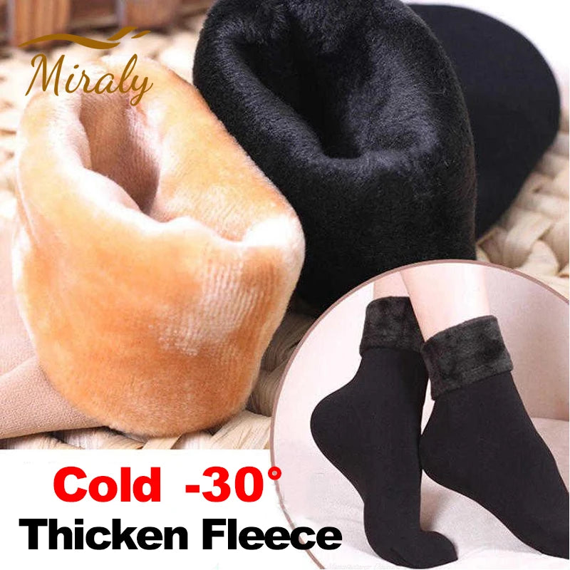 Thermal Fleece Winter Socks – Women’s