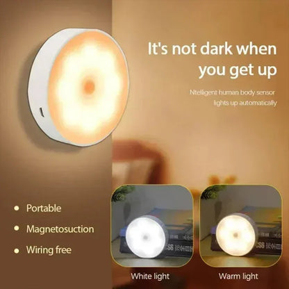 USB Rechargeable Motion Sensor Puck Lights