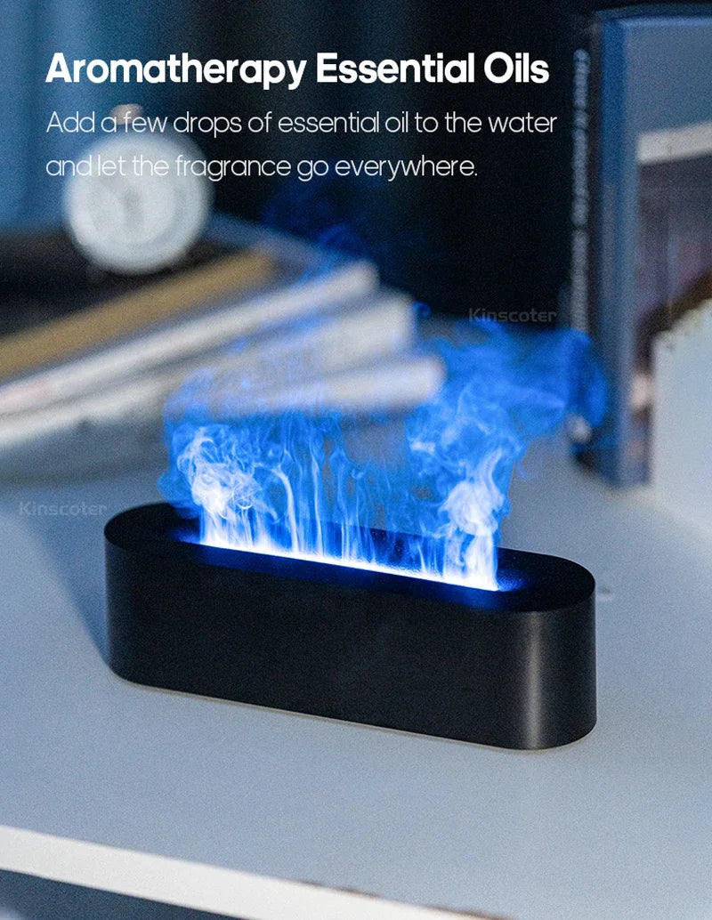 Flame-Style Ultrasonic Aroma Diffuser