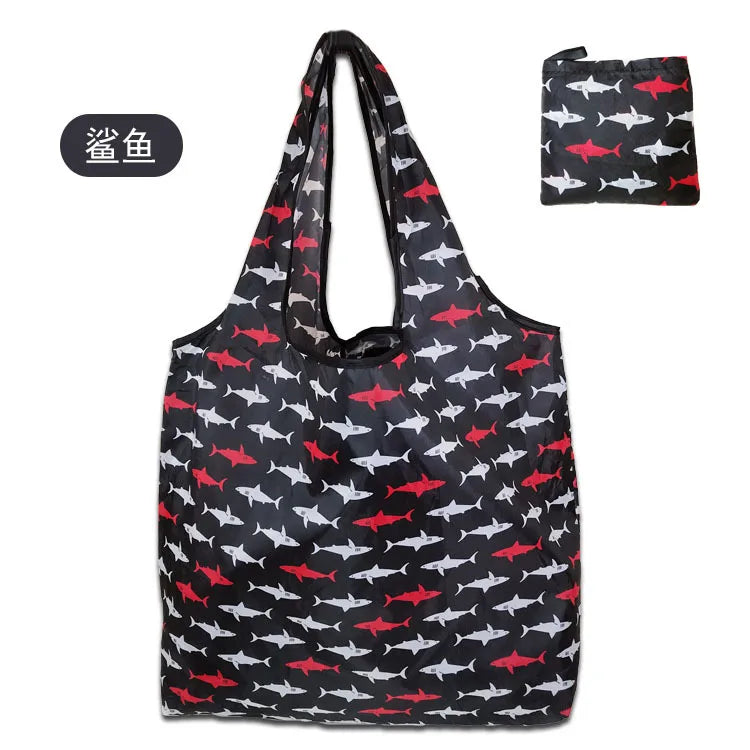 Foldable Reusable Shopping Tote Bag