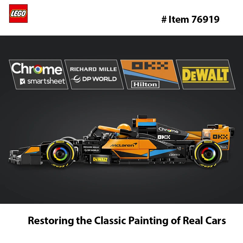 Lego McLaren 2023 Formula 1 Race Car