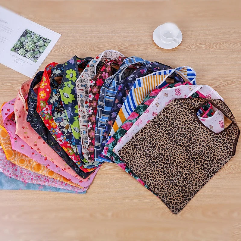 Foldable Reusable Shopping Tote Bag