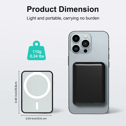 5000mAh Magnetic Wireless Power Bank