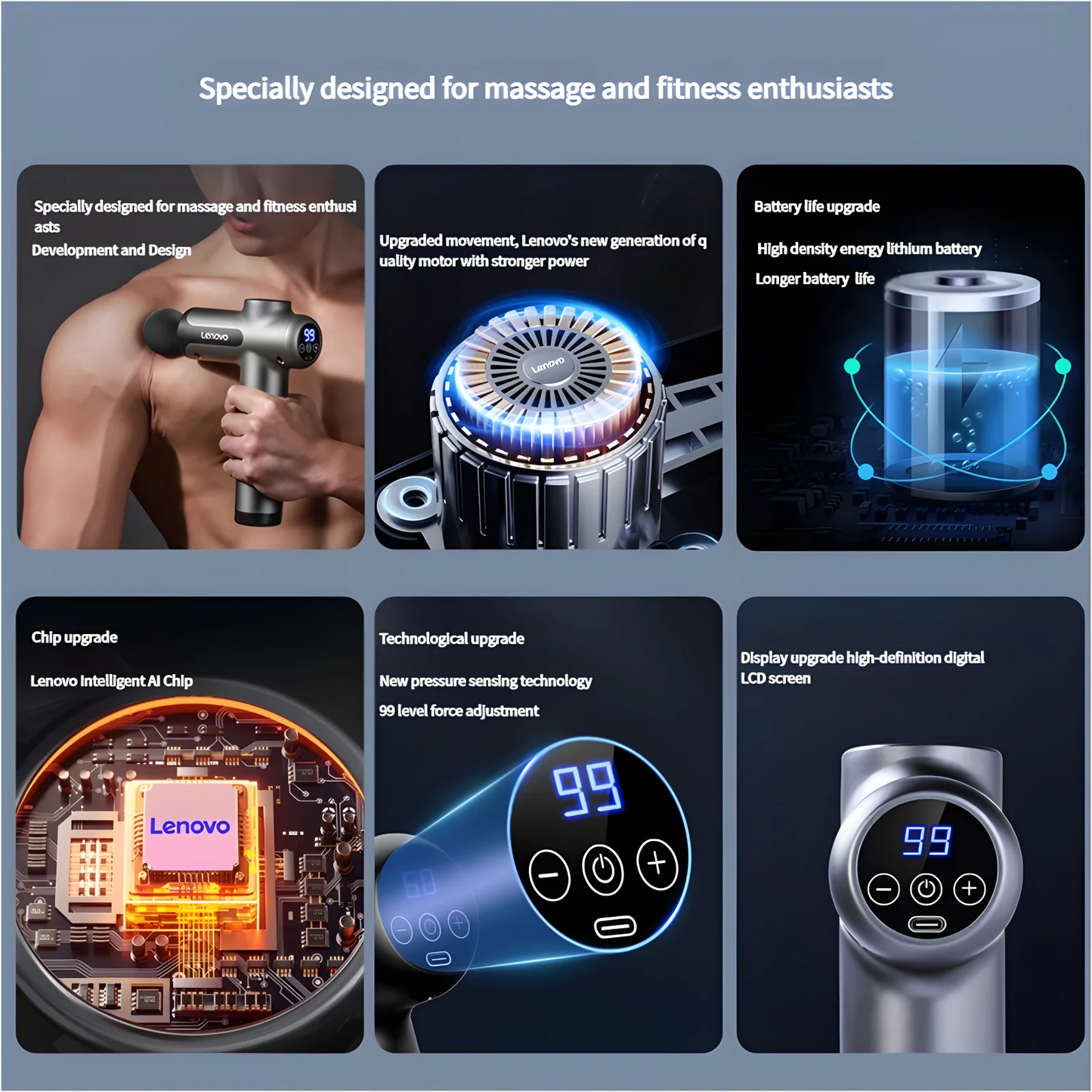 Lenovo Fascia Massage Gun