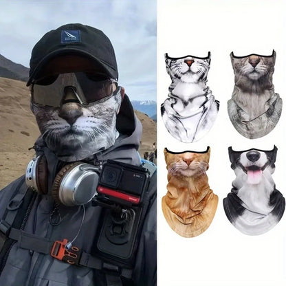 Cat Print Face & Neck Protector