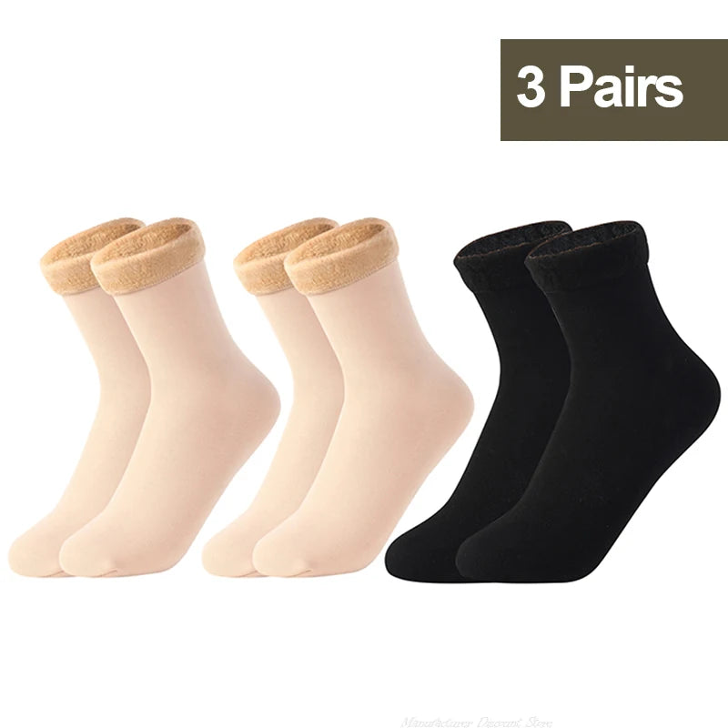 Thermal Fleece Winter Socks – Women’s