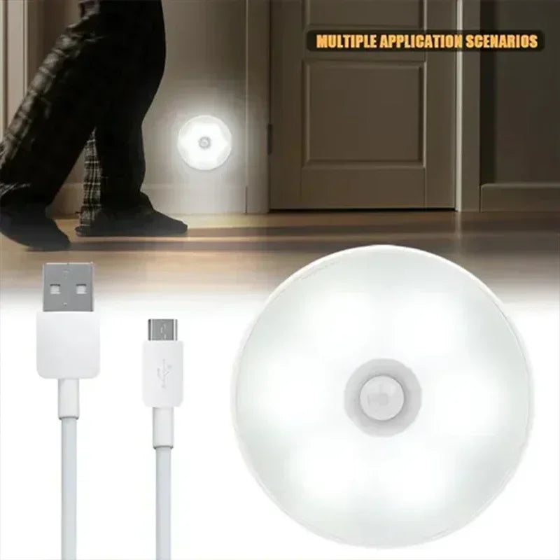 USB Rechargeable Motion Sensor Puck Lights