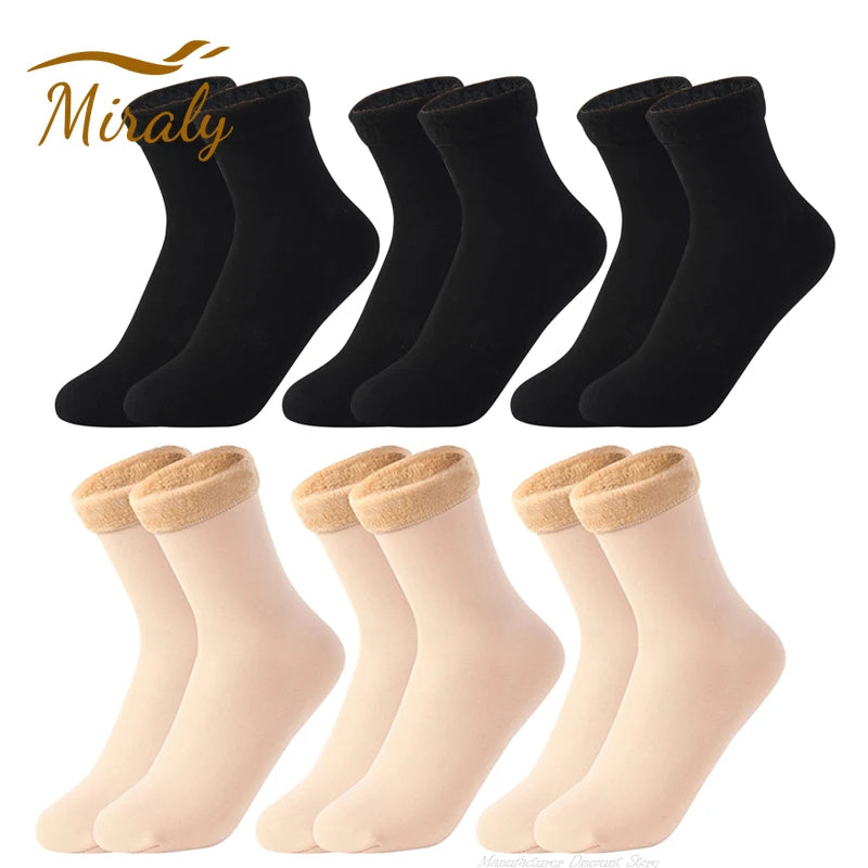 Thermal Fleece Winter Socks – Women’s