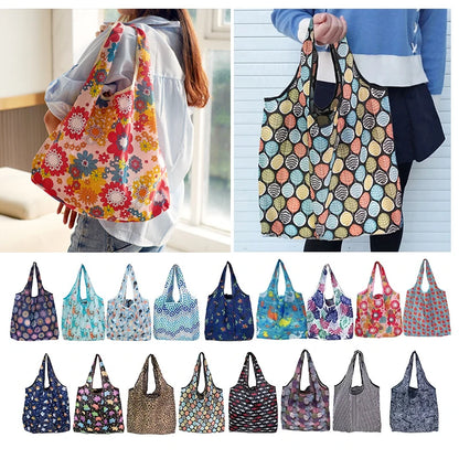 Foldable Reusable Shopping Tote Bag