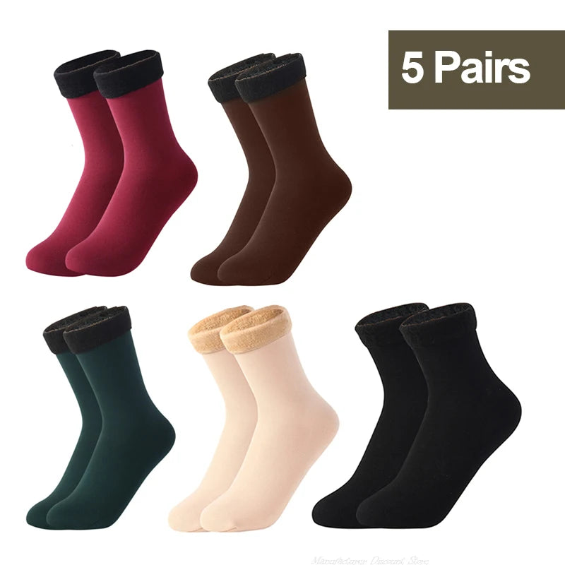 Thermal Fleece Winter Socks – Women’s