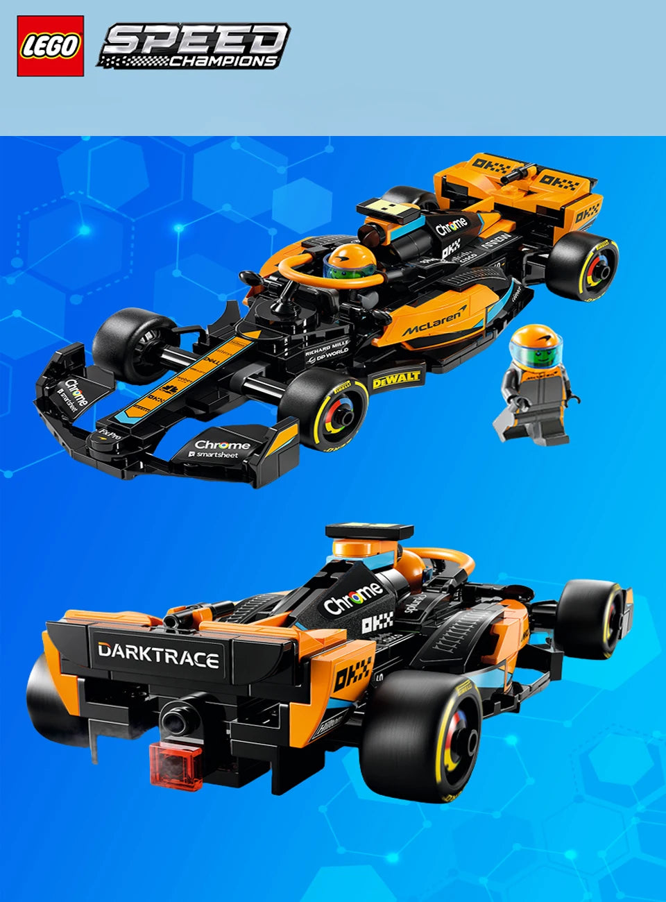 Lego McLaren 2023 Formula 1 Race Car