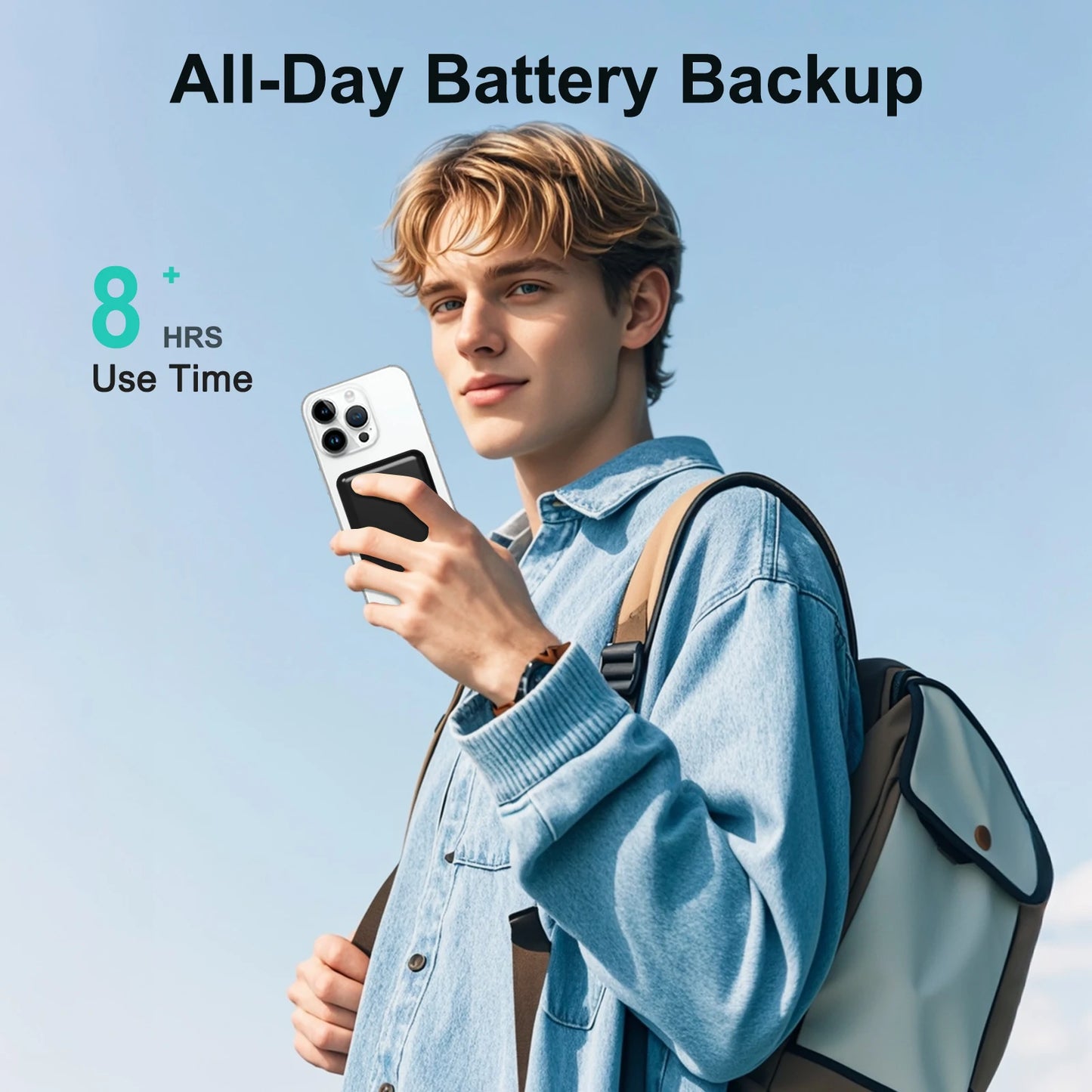 5000mAh Magnetic Wireless Power Bank