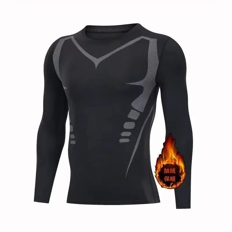 Men’s 2-Piece Fleece Thermal Underwear Set