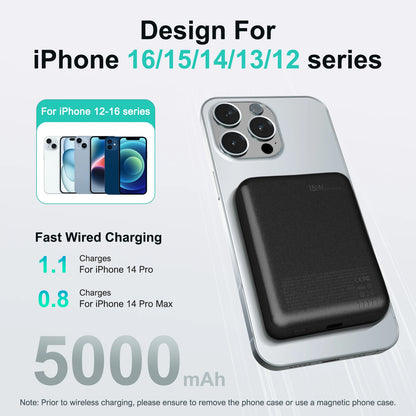 5000mAh Magnetic Wireless Power Bank